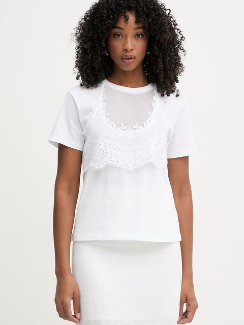 Twinset t-shirt damski bawełniany - zdjęcie produktu nr 1