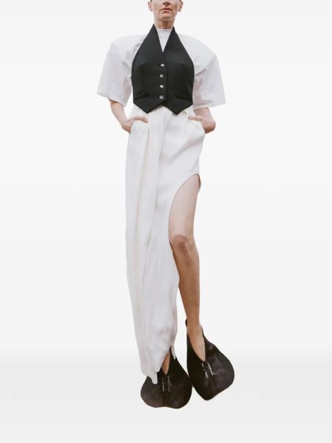 A.W.A.K.E. Mode button-embellishment top - Black - zdjęcie produktu nr 2