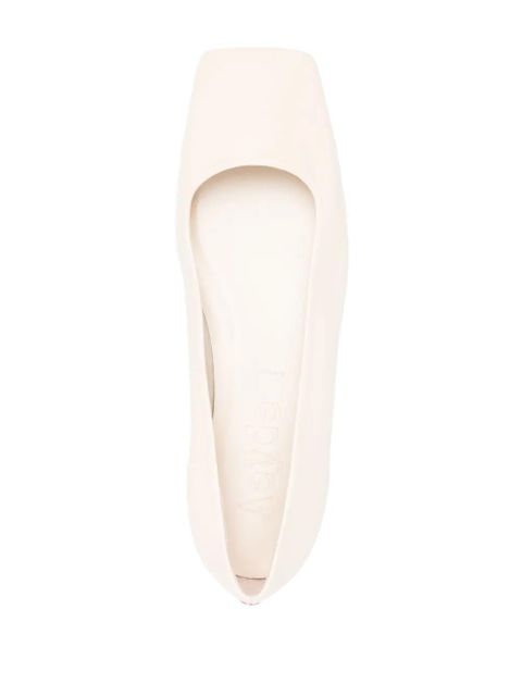 Aeyde Matti leather ballerina shoes - Neutrals