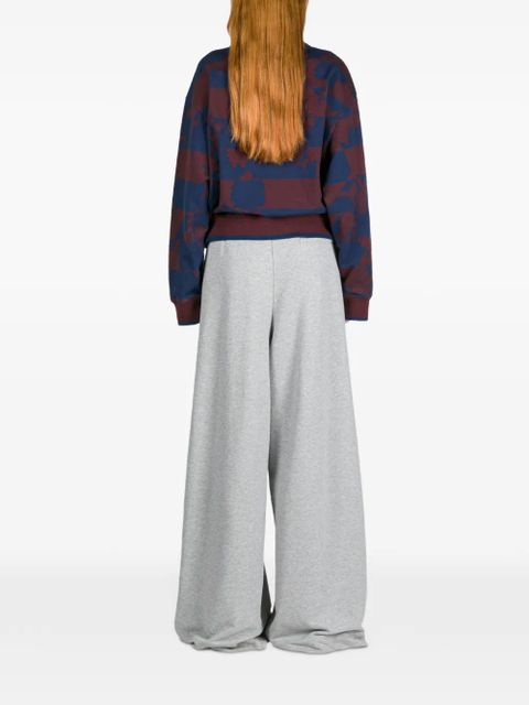 DRIES VAN NOTEN printed zipped sweatshirt - Blue