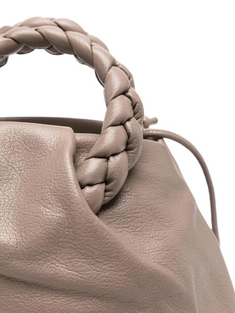 Hereu Bombon leather tote bag - Grey