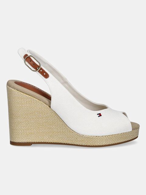 Tommy Hilfiger sandały FLAG HIGH WEDGE ESPAD SLINGBACK - zdjęcie produktu nr 1