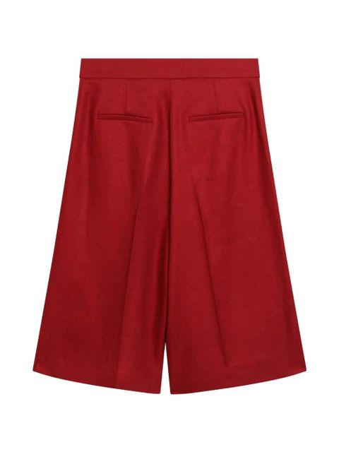 Max Mara linen bermuda shorts - Red - zdjęcie produktu nr 2