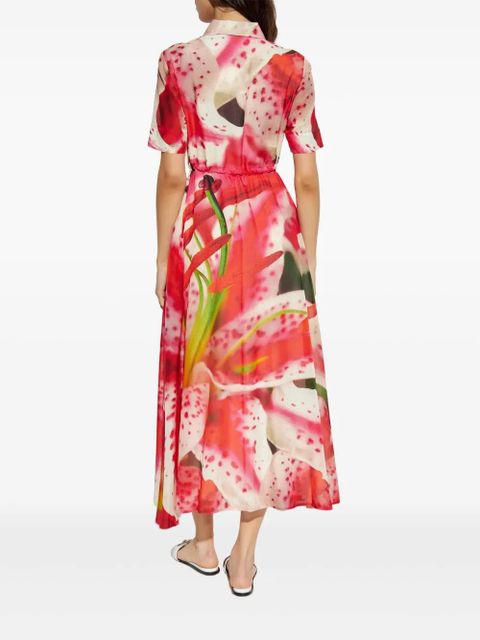 Tory Burch floral-print mini dress - Pink
