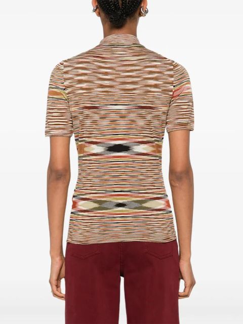 Missoni striped polo shirt - Green - zdjęcie produktu nr 2