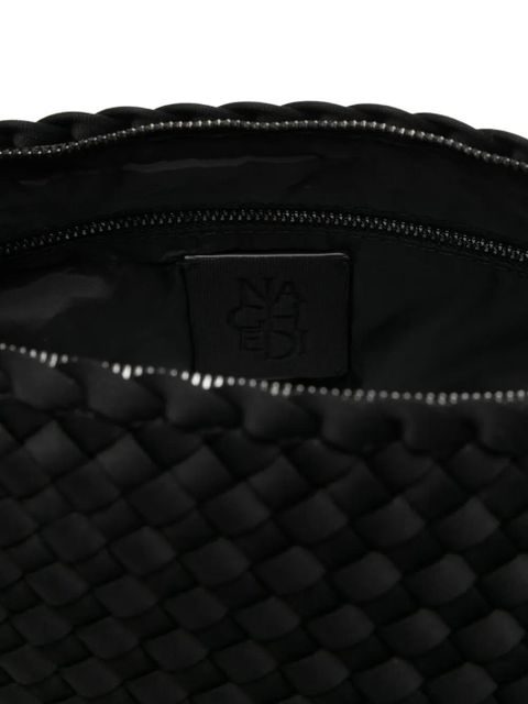 NAGHEDI woven make up bag - Black
