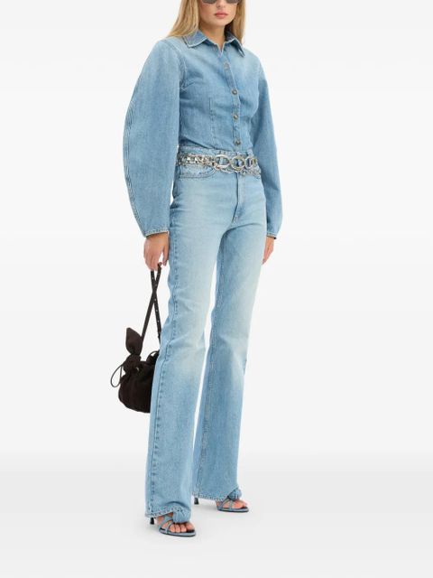 ROTATE BIRGER CHRISTENSEN denim shirt - Blue - zdjęcie produktu nr 2