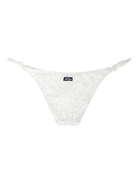 MC2 Saint Barth Yali eyelet-detail lace-up swim briefs - White - zdjęcie produktu nr 2