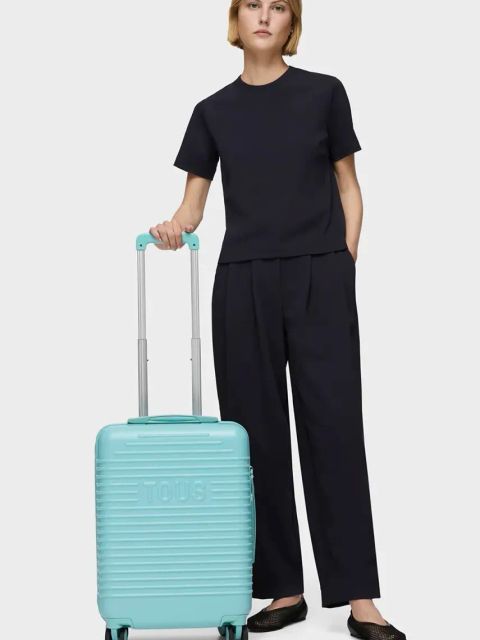 Tous walizka 59,5x41x23,5 cm kolor turkusowy 2002129238