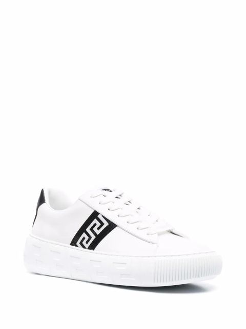 Versace Greca low-top sneakers - White