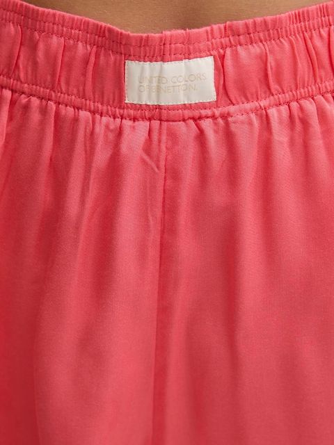 United Colors of Benetton piżama damska kolor różowy 41HY3P00S