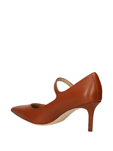 Lauren Ralph Lauren 70mm Lanette Mary-Jane pointed pumps - Brown