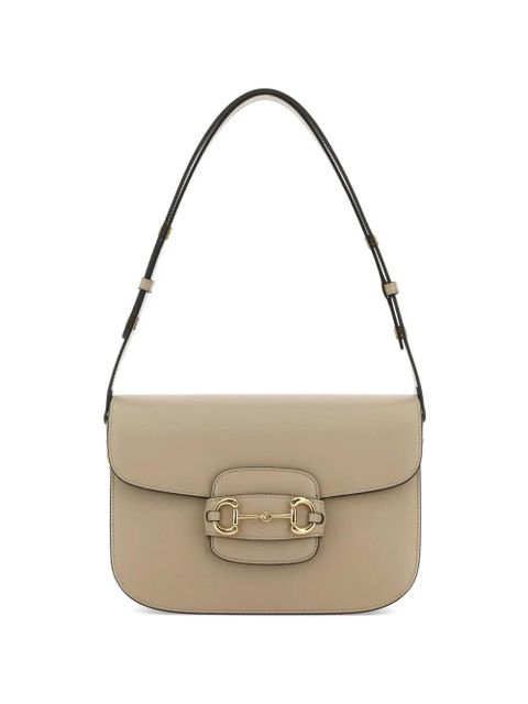 Gucci medium Horsebit 1955 leather shoulder bag - Neutrals - zdjęcie produktu nr 1