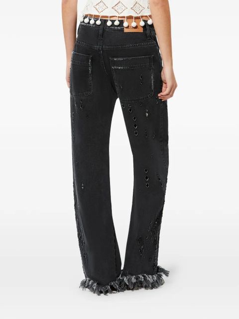 ISABEL MARANT Amia cut-out jeans - Black