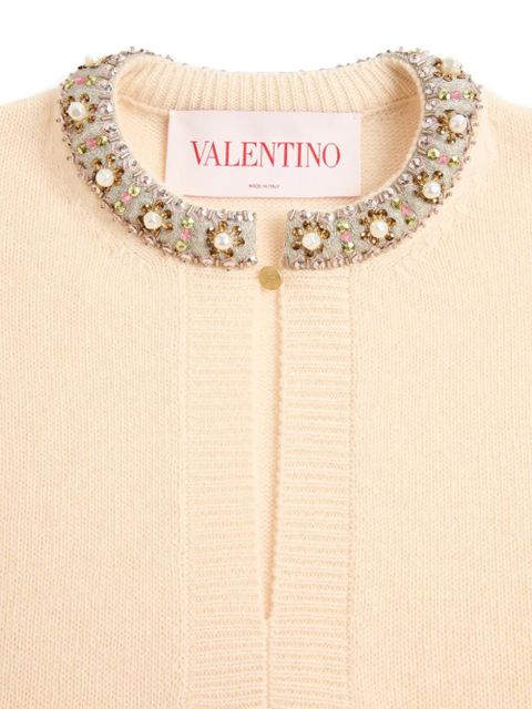 Valentino Garavani embroidered sweater - Neutrals