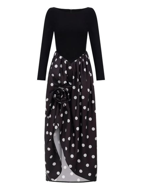 Sleeper Aurora polka-dot maxi dress - Black - zdjęcie produktu nr 1