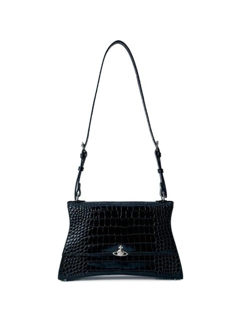 Vivienne Westwood medium Bianca leather shoulder bag - Black - zdjęcie produktu nr 1
