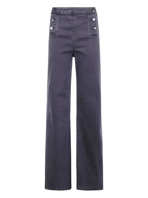 TWINSET button cotton jeans - Black - zdjęcie produktu nr 1