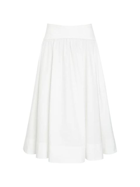 ZIMMERMANN gathered mid skirt - White - zdjęcie produktu nr 1