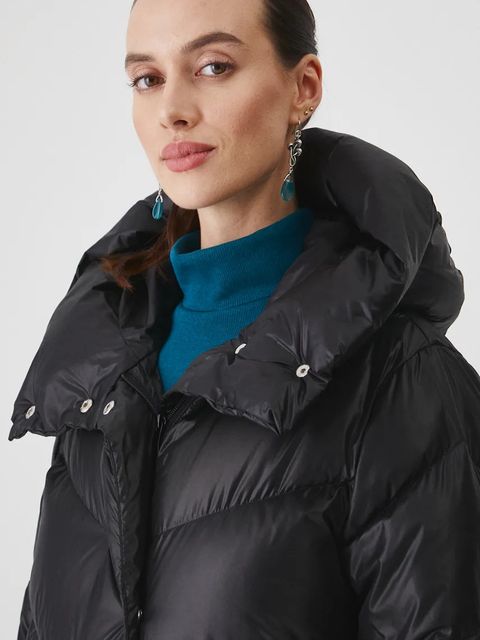 Medicine płaszcz puchowy damski kolor czarny zimowy