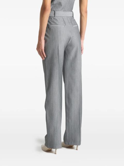 Manière De Voir pinstripe pleat tailored trousers - Grey - zdjęcie produktu nr 2
