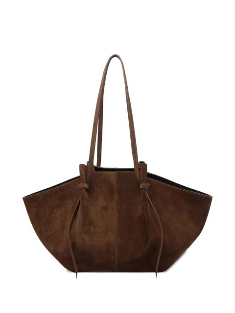 Yuzefi large Mochi suede shoulder bag - Brown - zdjęcie produktu nr 1