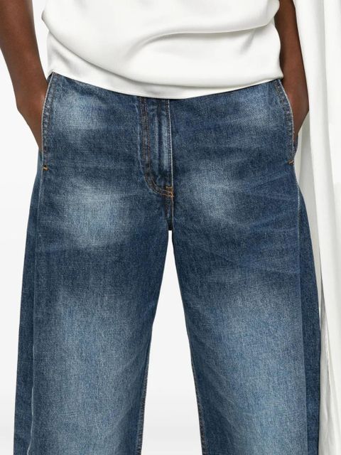 Magda Butrym seam-detailing jeans - Blue