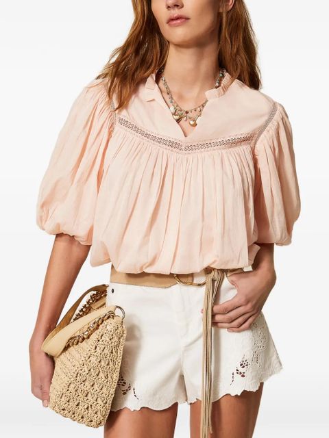 TWINSET ruffled blouse - Pink - zdjęcie produktu nr 2