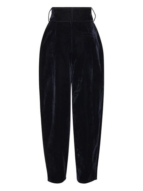ROTATE BIRGER CHRISTENSEN belted tapered trousers - Black