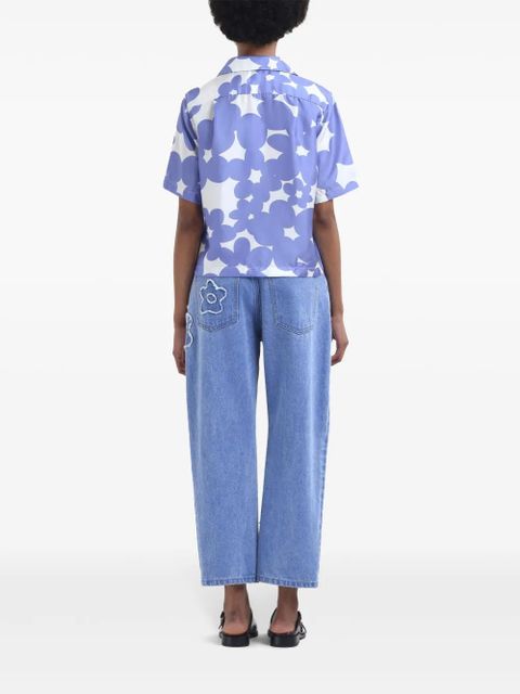 Marni floral-print shirt - Purple - zdjęcie produktu nr 2