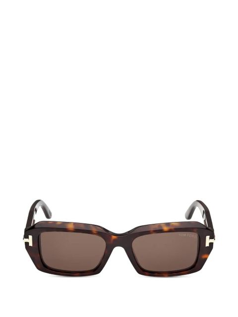 TOM FORD Eyewear rectangle-frame sunglasses - Brown - zdjęcie produktu nr 1