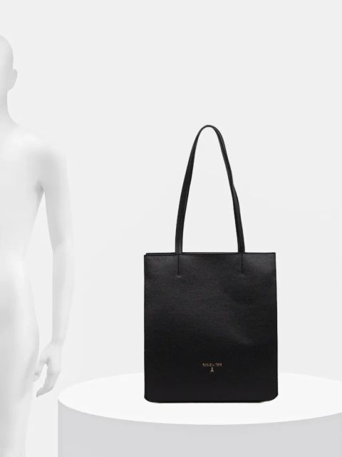 Patrizia Pepe torebka skórzana kolor czarny 8B0237 L001