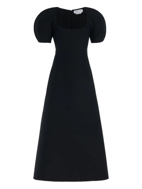 Gabriela Hearst Niahm puff-sleeve square-neck midi dress - Black - zdjęcie produktu nr 1