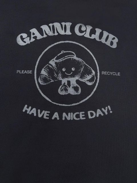 GANNI Club Paris hoodie - Black