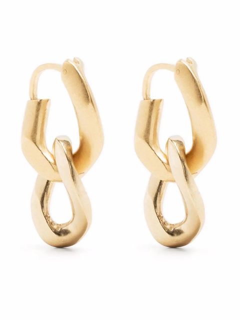 Maison Margiela chain-link earrings - Gold - zdjęcie produktu nr 1