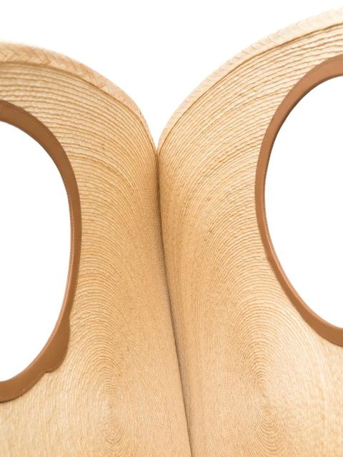 Cult Gaia Amun raffia shoulder bag - Neutrals