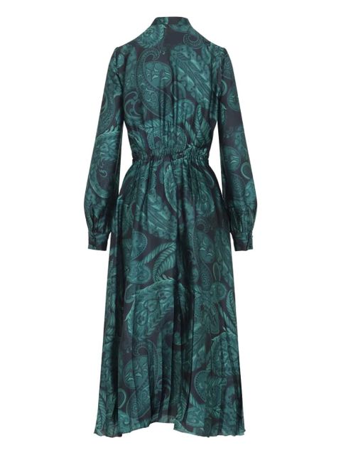 ETRO long-sleeve midi dress - Green - zdjęcie produktu nr 2