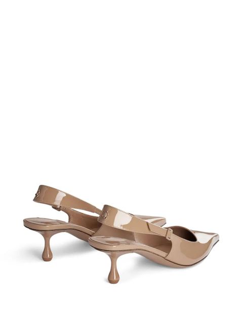Jimmy Choo Amel 50mm leather pumps - Neutrals