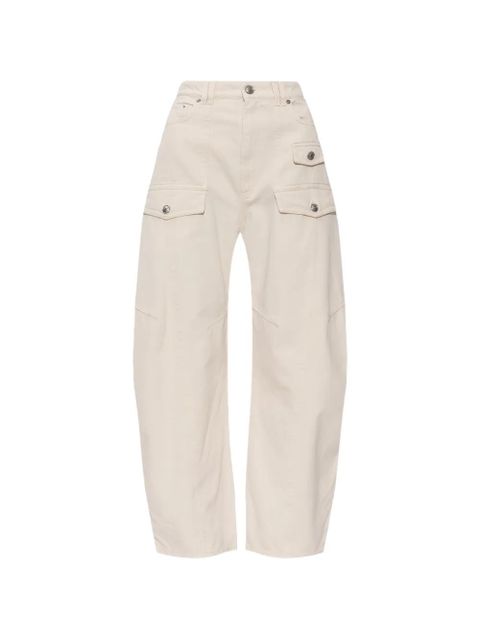 Sportmax button-fastening trousers - Neutrals - zdjęcie produktu nr 1