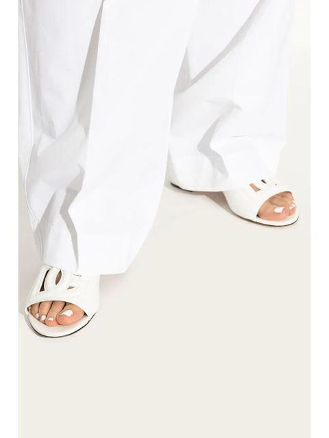 Dolce & Gabbana DNA 40mm DG MIllennials sandals - White
