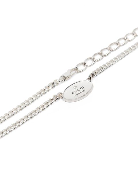 Gucci sterling silver Trademark necklace