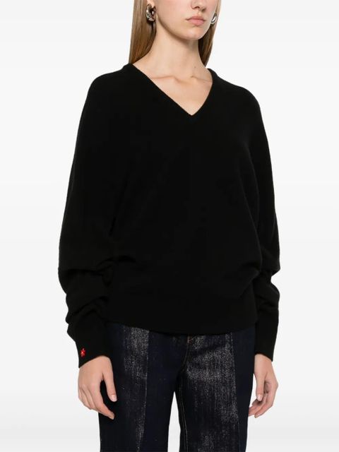 Tory Burch ruched sweater - Black