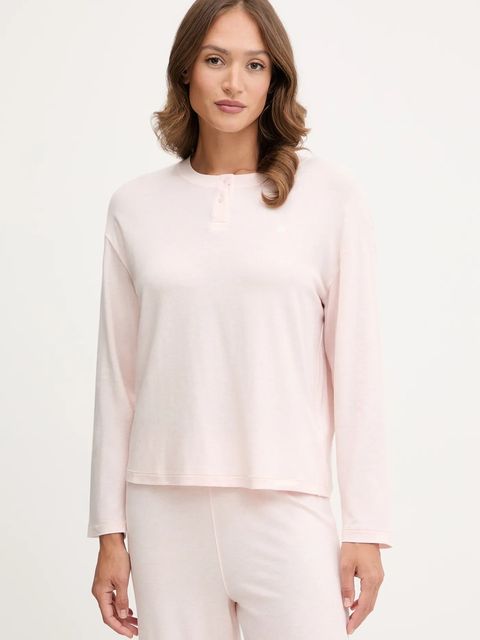 Tommy Hilfiger piżama damska kolor różowy UW0UW06077