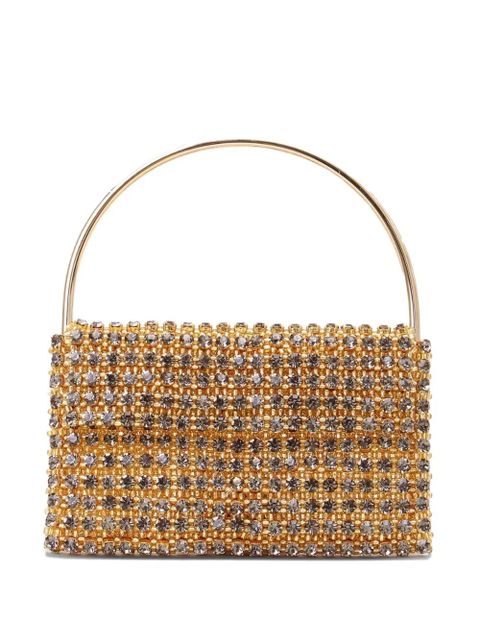 Vanina Nuances crystal-embellished clutch bag - Brown - zdjęcie produktu nr 1