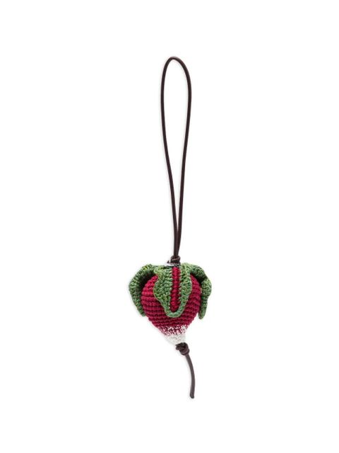JW Anderson Radish crocheted charm - Red - zdjęcie produktu nr 1