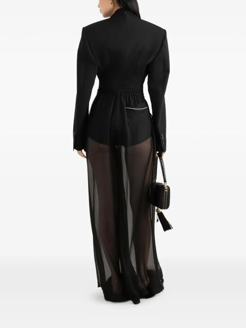 Dolce & Gabbana satin culottes shorts - Black