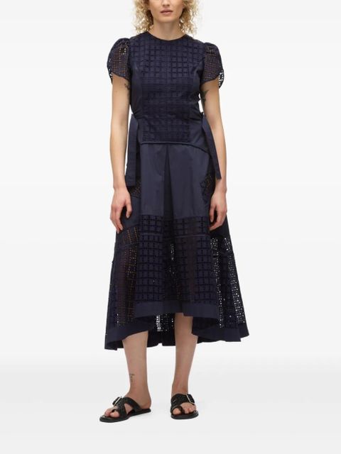 3.1 Phillip Lim broderie anglaise tulip dress - Blue