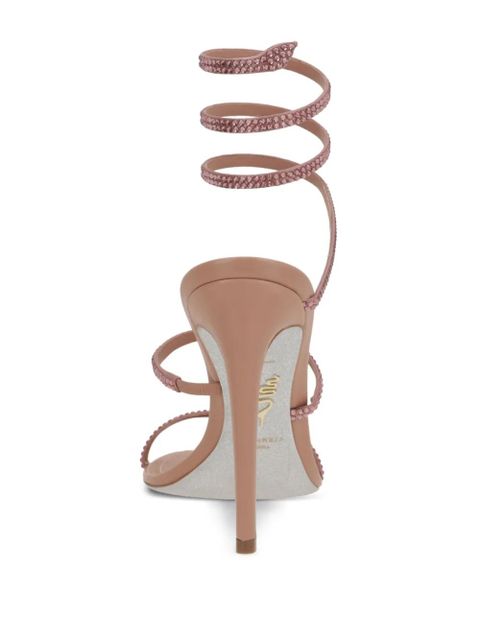 René Caovilla 105mm Cleo sandals - Pink