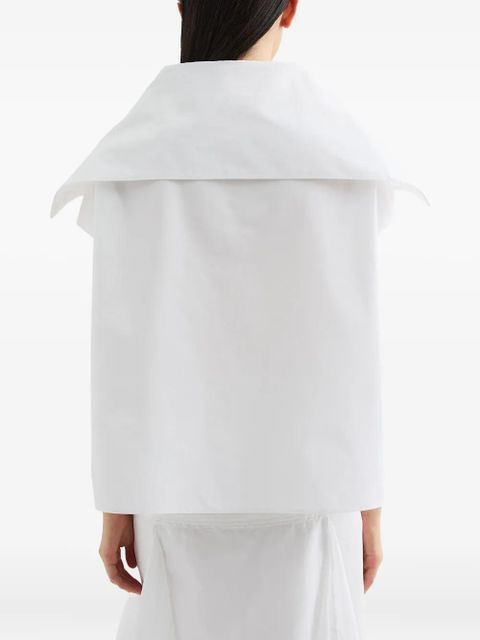 Jil Sander sailor-collar shirt - White