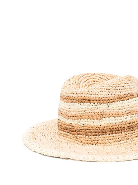 Manebi woven-wicker design sun hat - Neutrals